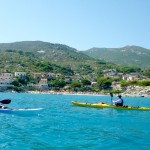 trio de kayaks