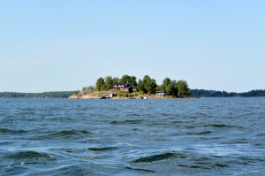 île et sa maison