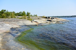 plage de granit