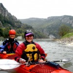 Vincent et Annie casqués en K2