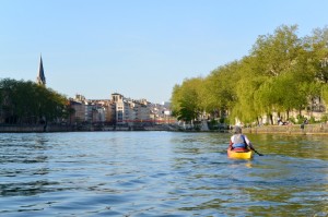 Séance d’entraînement sur la Saône du 21 avril 2015