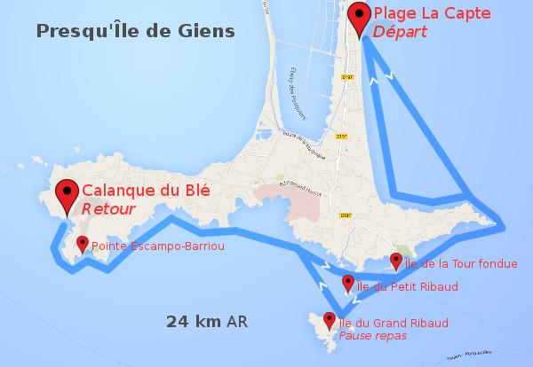 Week End Kayak De Mer A Hyeres Presqu Ile De Giens Et Porquerolles 4 6 Avril 2015