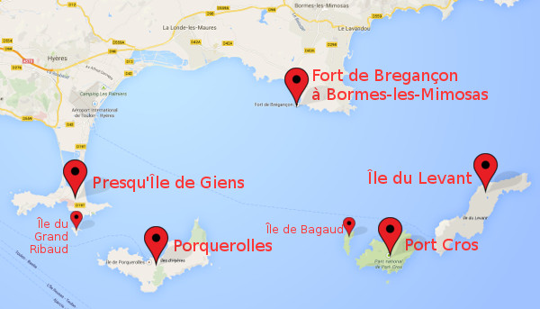 Carte local : Hyères