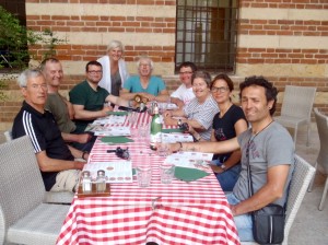 repas à la Pizzeria