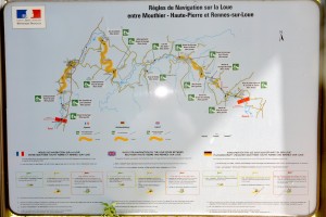 Règles de navigation sur la Loue