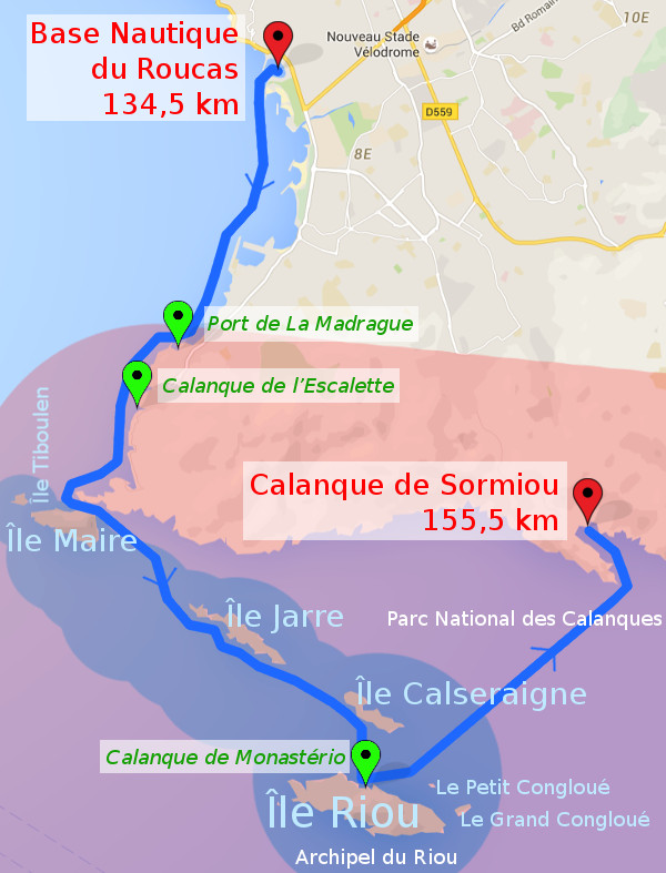 itinéraire J6: Marseille - Sormiou
