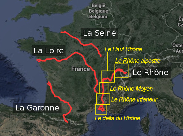 Carte du Rhône