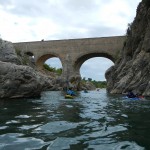 Arrivée au Pont du Diable