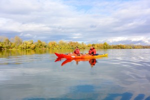 Descente de la Saône en automne