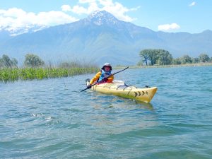 Muriel sur le Lac de Mezzalo