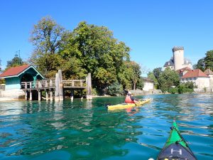 Lac d'Annecy et château de Duingt